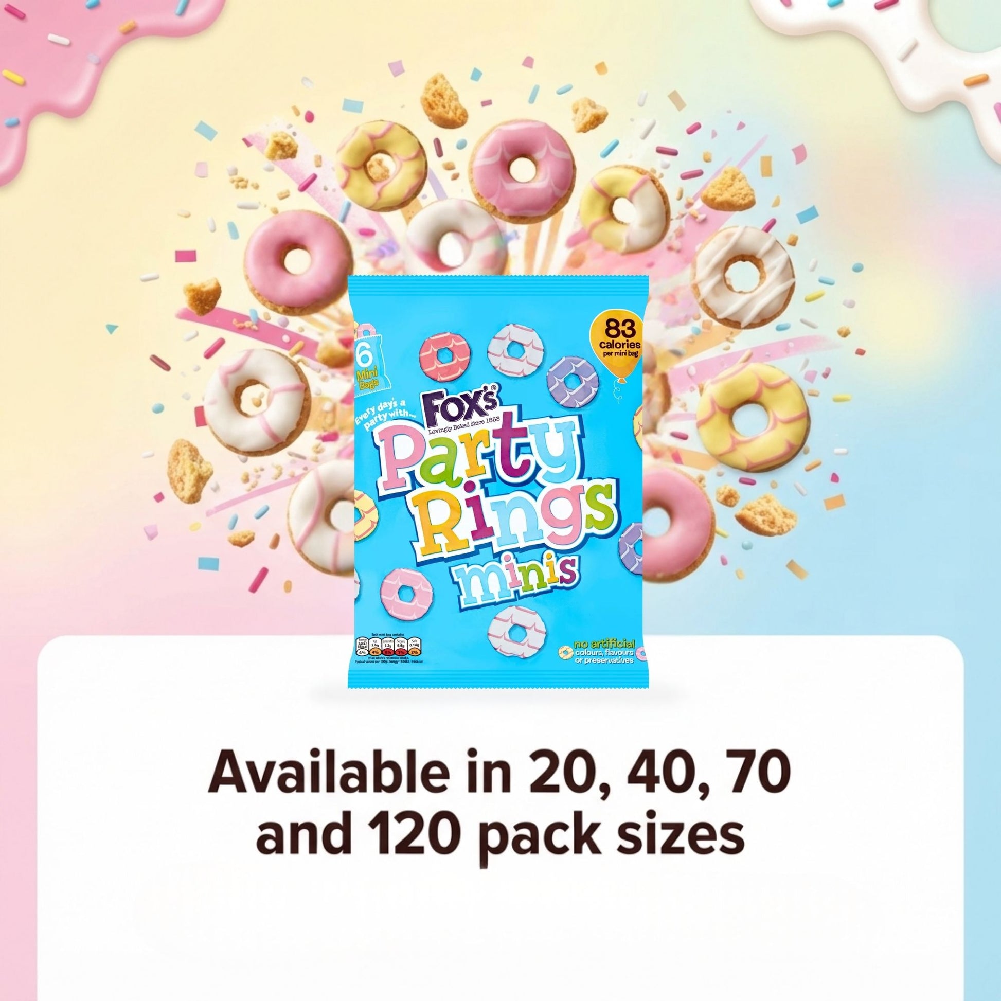 Kids party bag biscuit packs