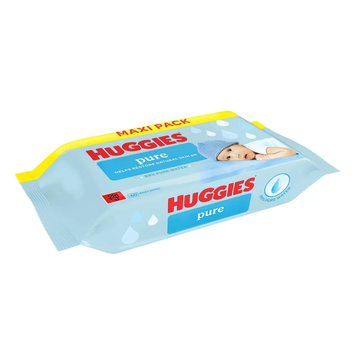 Fragrance Free Baby Wipes Huggies 12x60 Soft Gentle Wipes