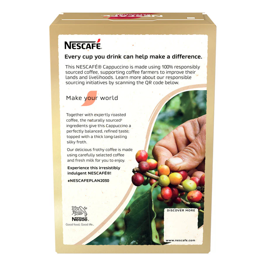 Nescafé sachets with 60 calories per mug