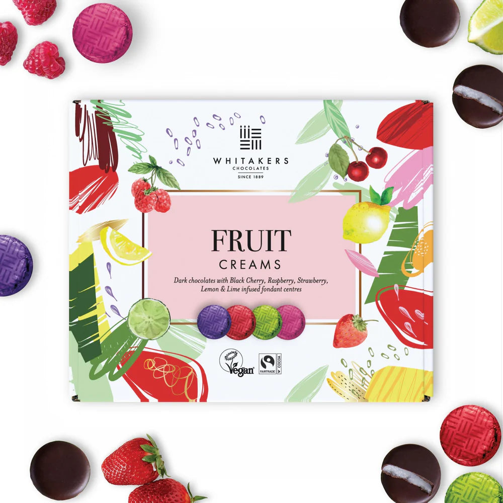 Individually wrapped strawberry, lemon/lime, black cherry, raspberry chocolates