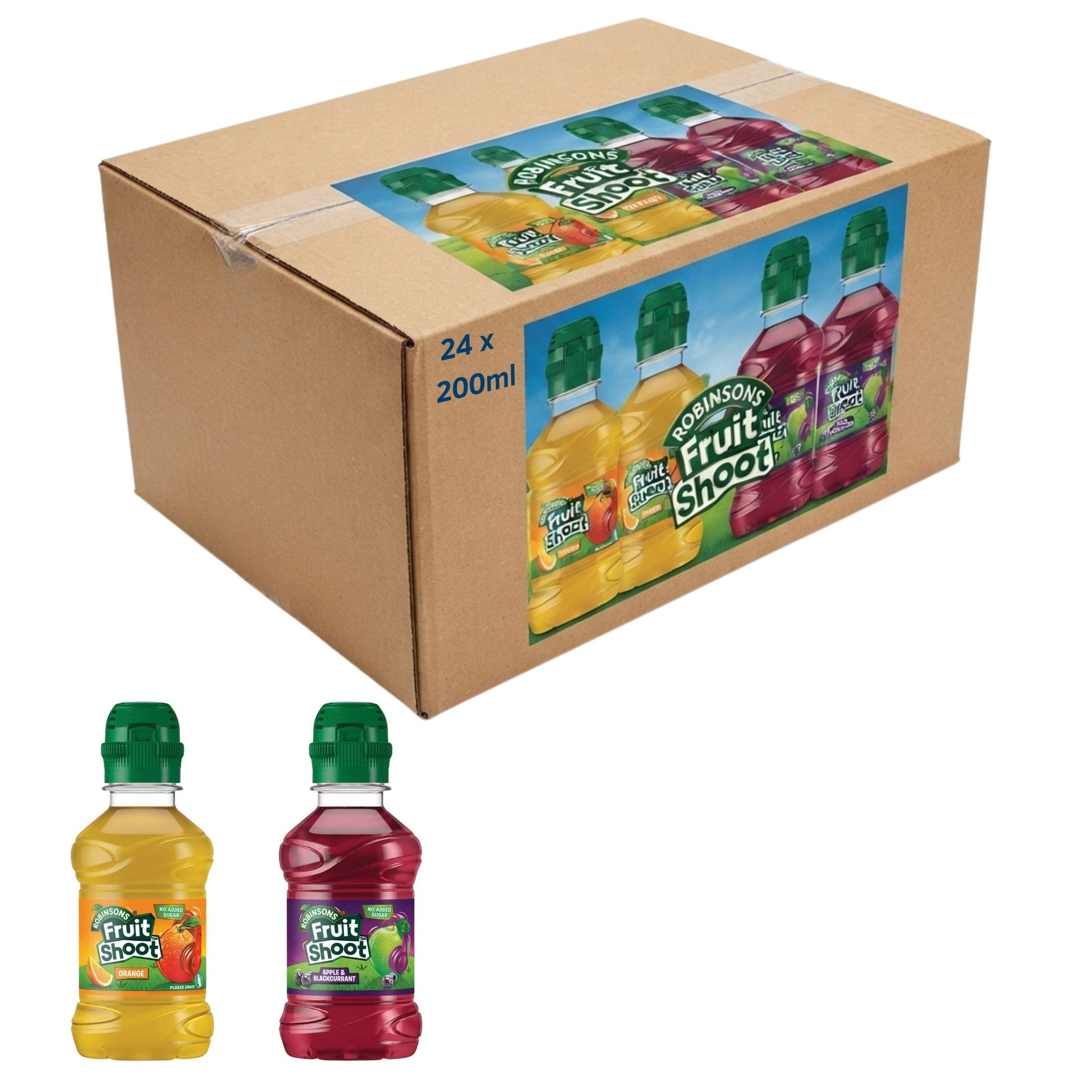 Fruit Shoot Apple Blackcurrant and Orange Kids Juice Drinks 200ml