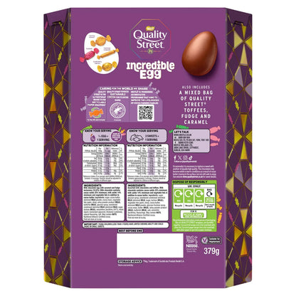 Mixed bag of classic Quality Street toffees, fudge, and caramel