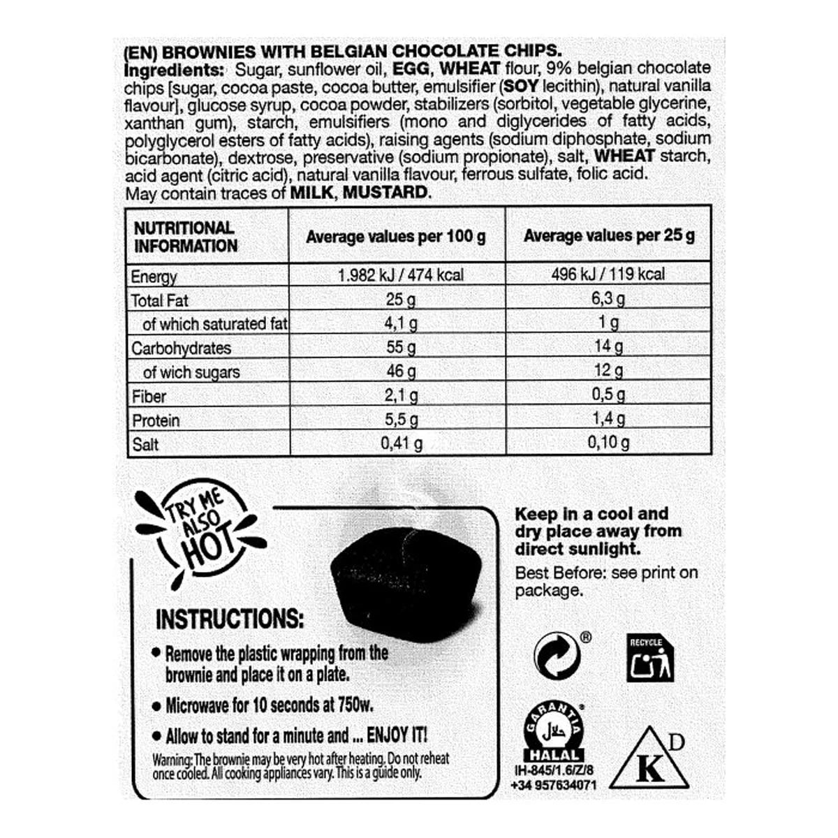 Rich fudgy chocolate brownies for snacking and sharing