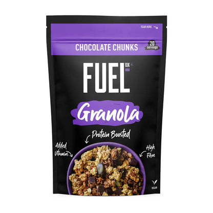 Fuel 10K chocolate granola 1kg protein breakfast cereal