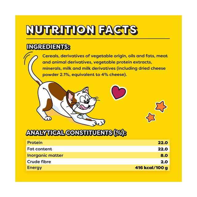 Soft centre crunchy outer cat snack treats