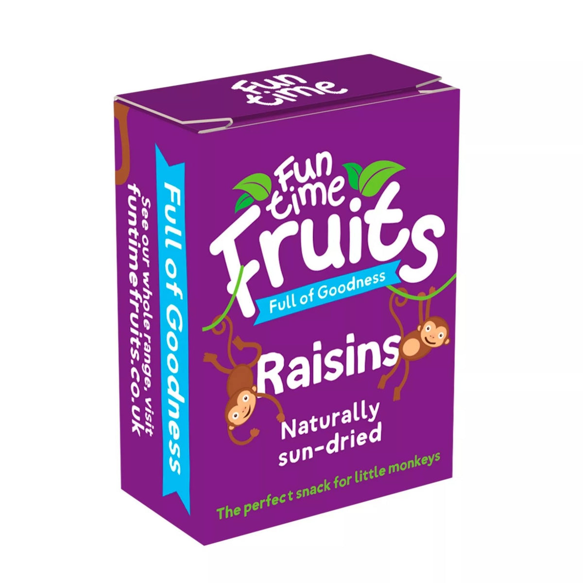 Funtime Sundried Raisins 216 x 14g individual snack packs
