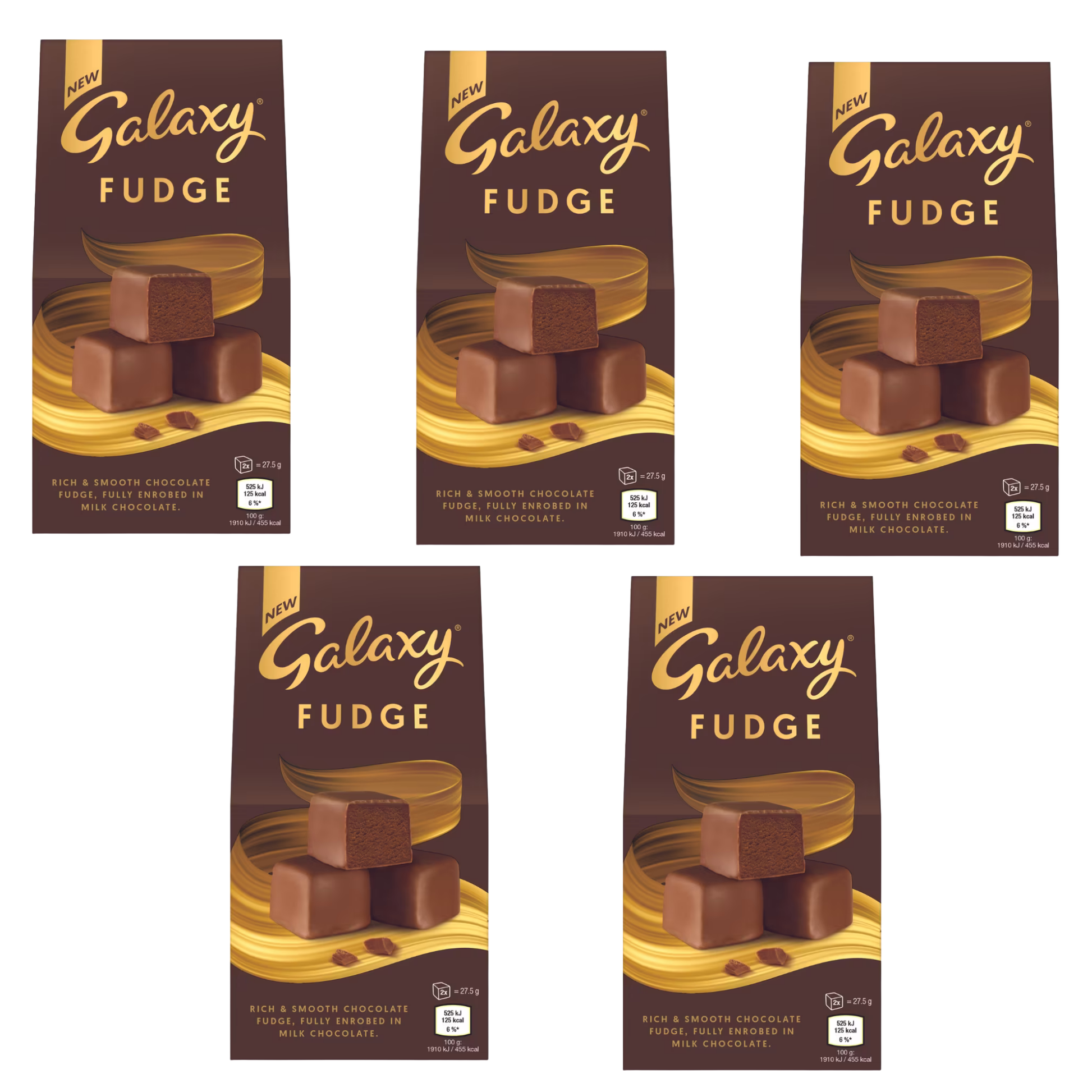 Galaxy Fudge Gift Box 110g smooth chocolate fudge