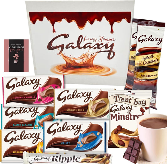 Galaxy luxury chocolate gift hamper with rich selection boxes