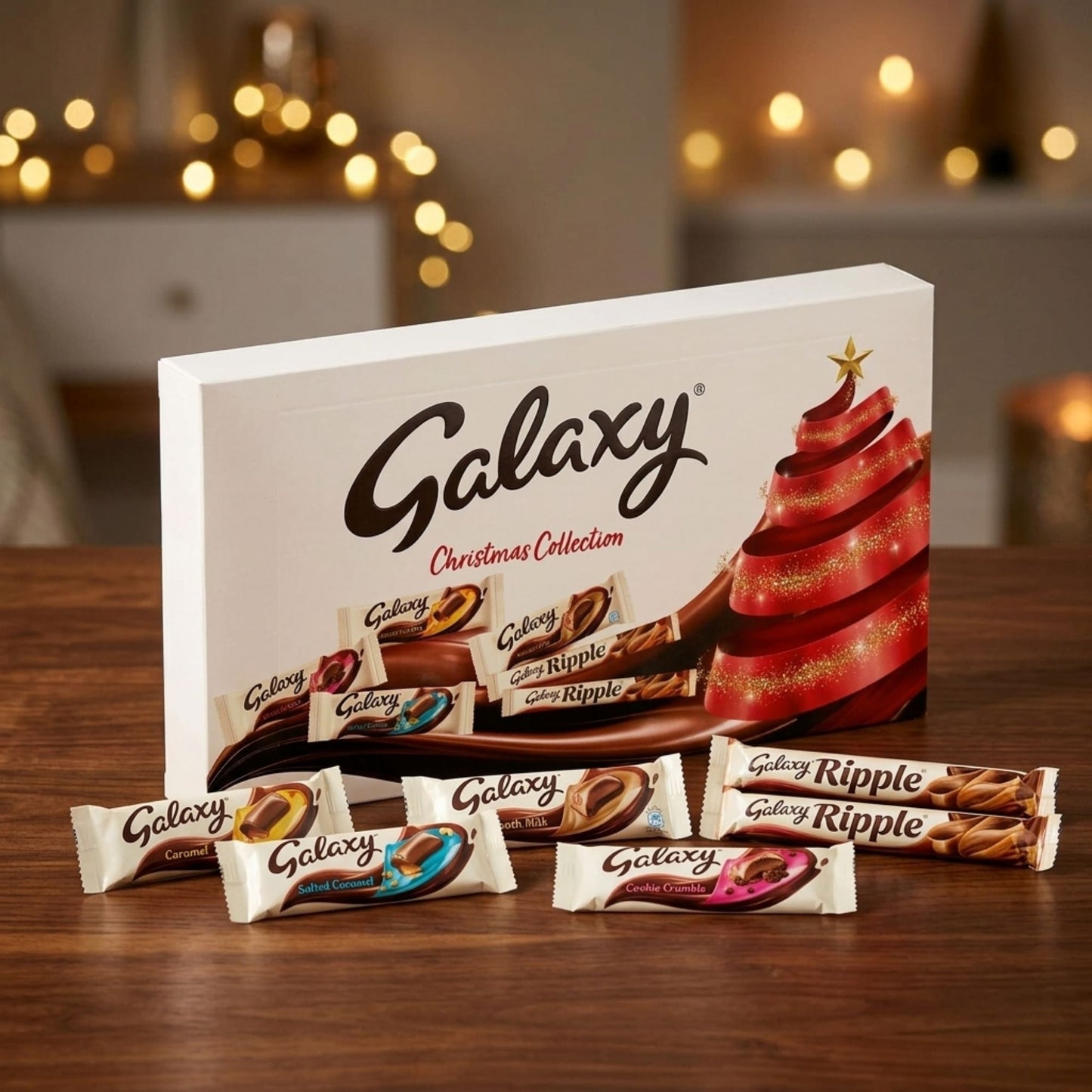 Smooth creamy Galaxy chocolate gift pack for sharing