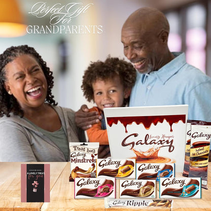 Selection hamper of Galaxy chocolate treats and bars