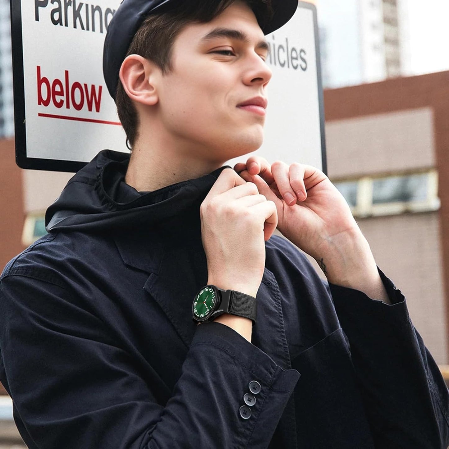 Soft breathable nylon replacement band for Galaxy Watch FE