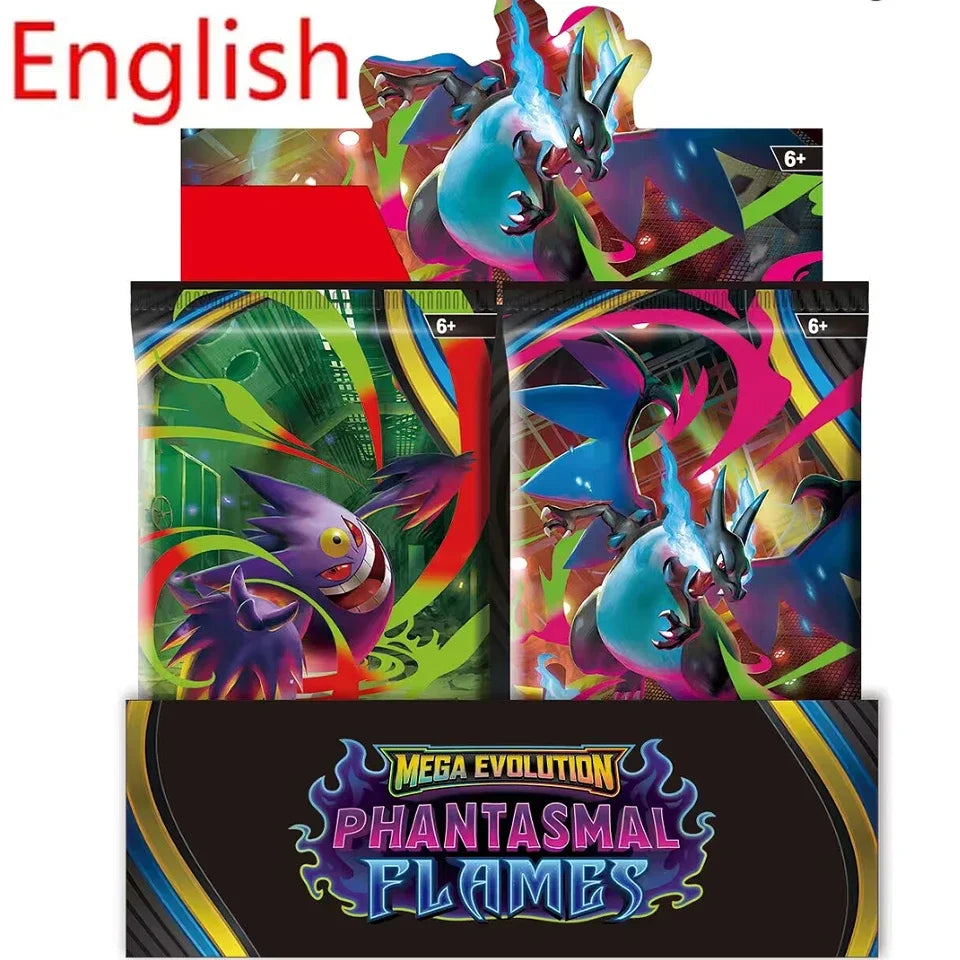 Booster card packs for Pokémon trading card game fans
