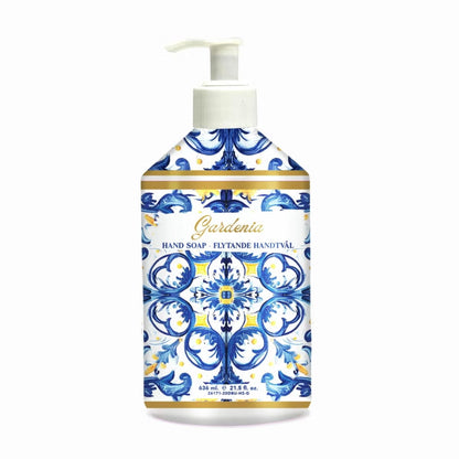 Gardenia fragranced liquid hand soap
