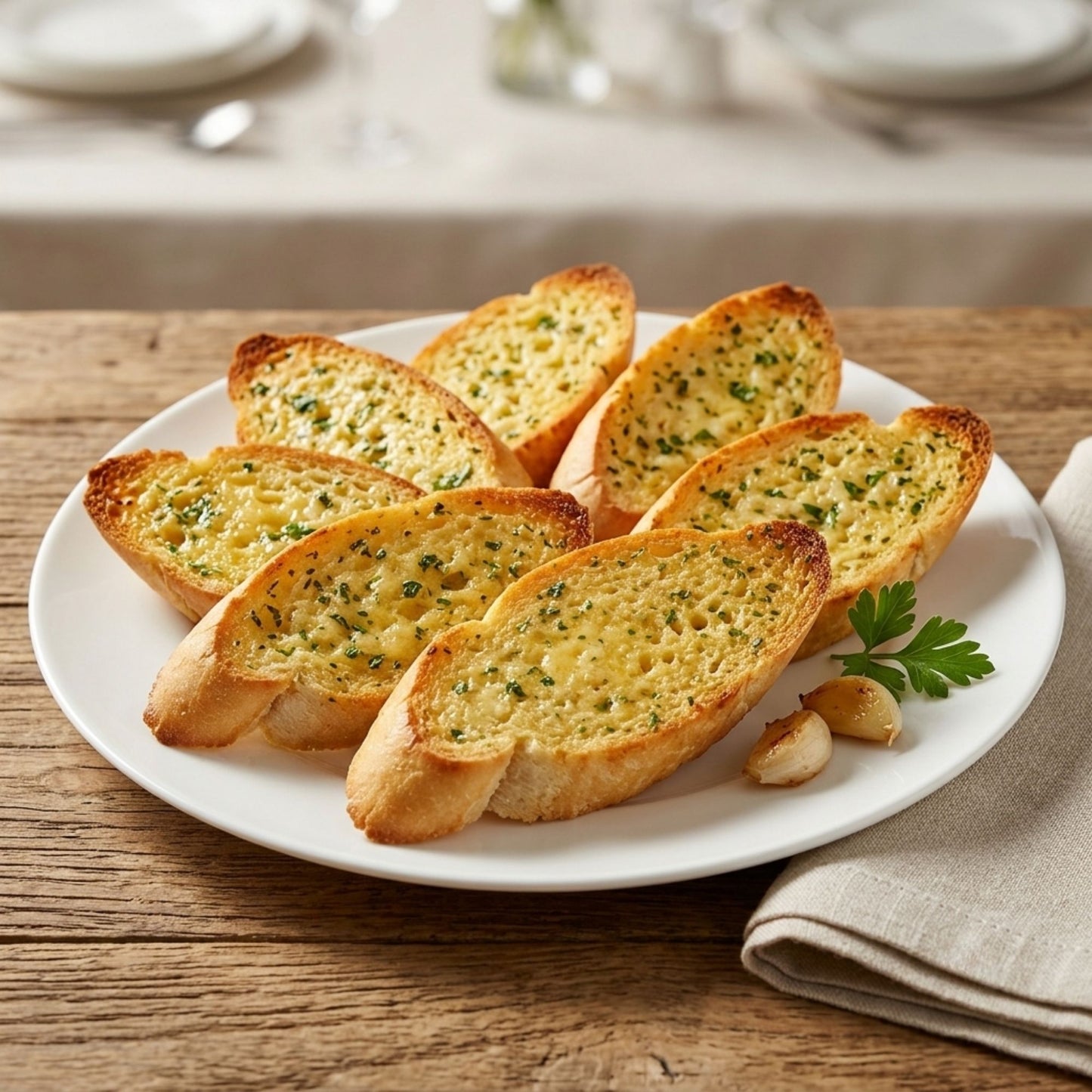 Garlic bread for catering and hospitality