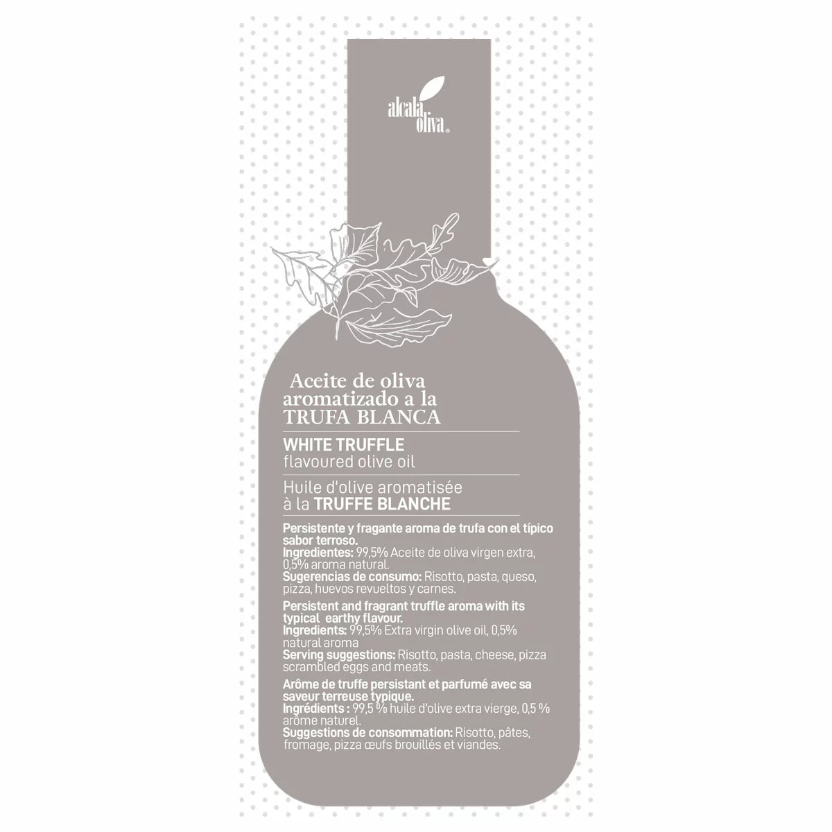 Rich, full-bodied olive oil with balanced fruitiness and pungency