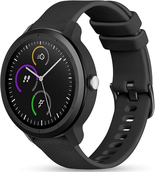20mm silicone Garmin sport strap for Venu and Vivoactive models