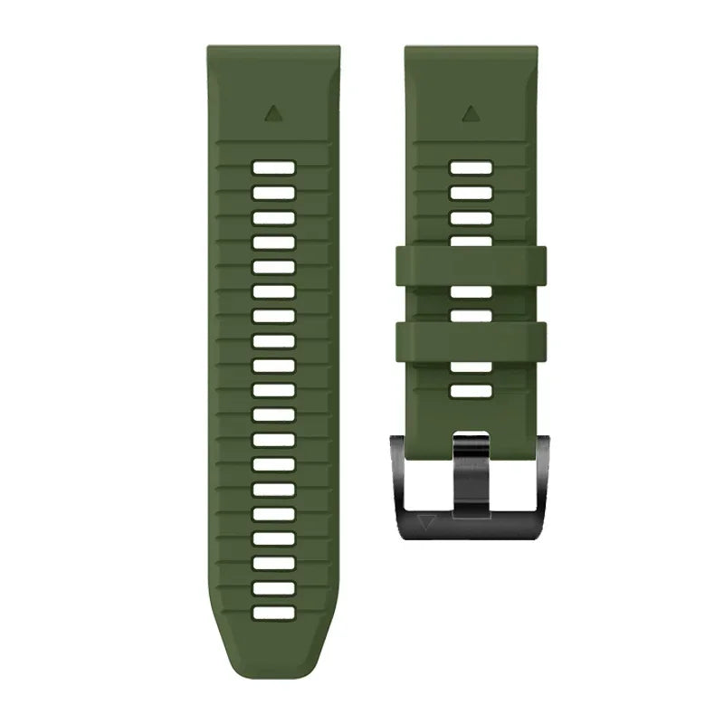 Quick release silicone strap for Garmin watches