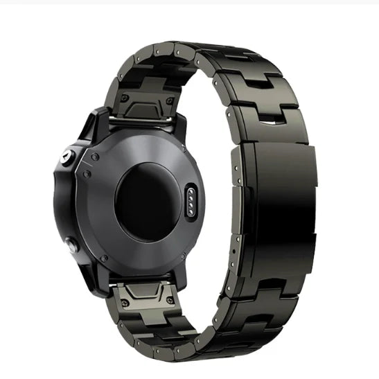 Garmin titanium metal band packaging included contents adjustment tool