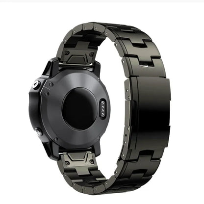 Garmin titanium metal band packaging included contents adjustment tool