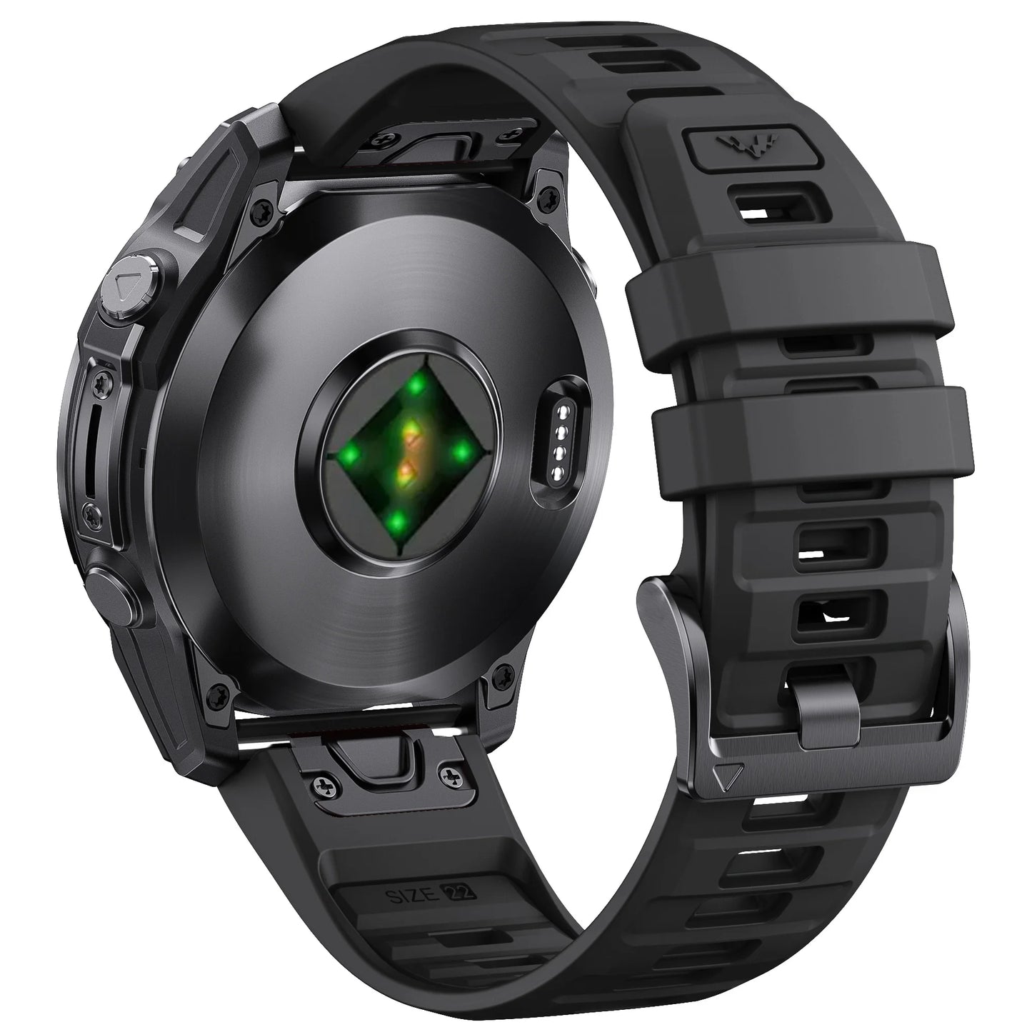 Garmin QuickFit 26mm silicone band for Fenix 8 Pro 51mm Tactix 7