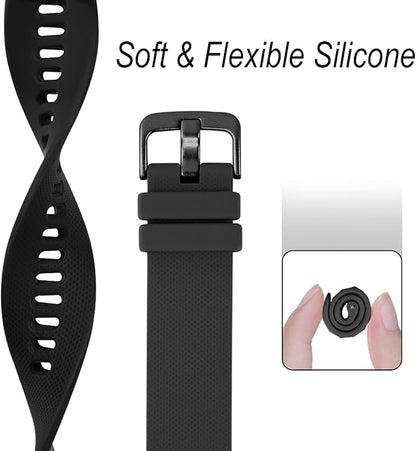 Durable silicone Garmin strap compatible with Fenix 7S