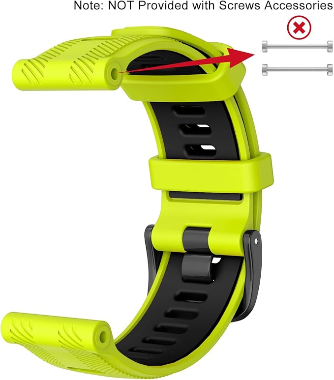 Comfortable 22mm Garmin running watch strap with tools included