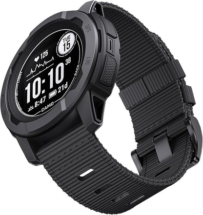 Rugged nylon Garmin Instinct 45mm replacement sport strap