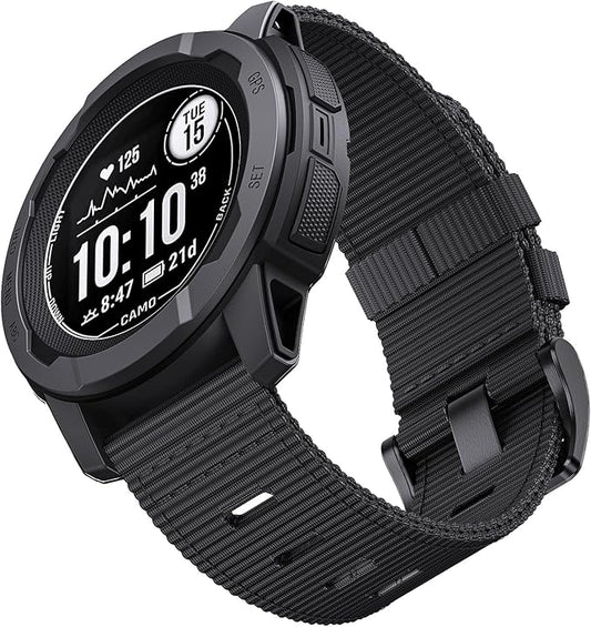 Rugged nylon Garmin Instinct 45mm replacement sport strap