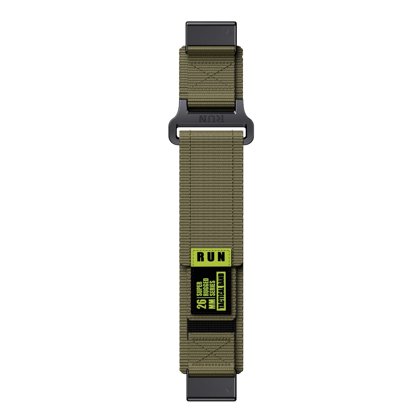 Runcool orange nylon Garmin band Fenix 7 6 5 Forerunner Instinct