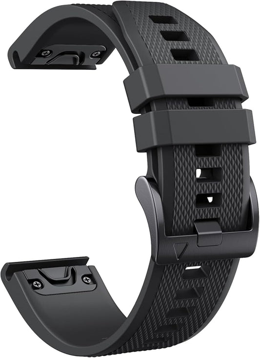Garmin QuickFit 22mm silicone strap for Fenix 6 7 8 models