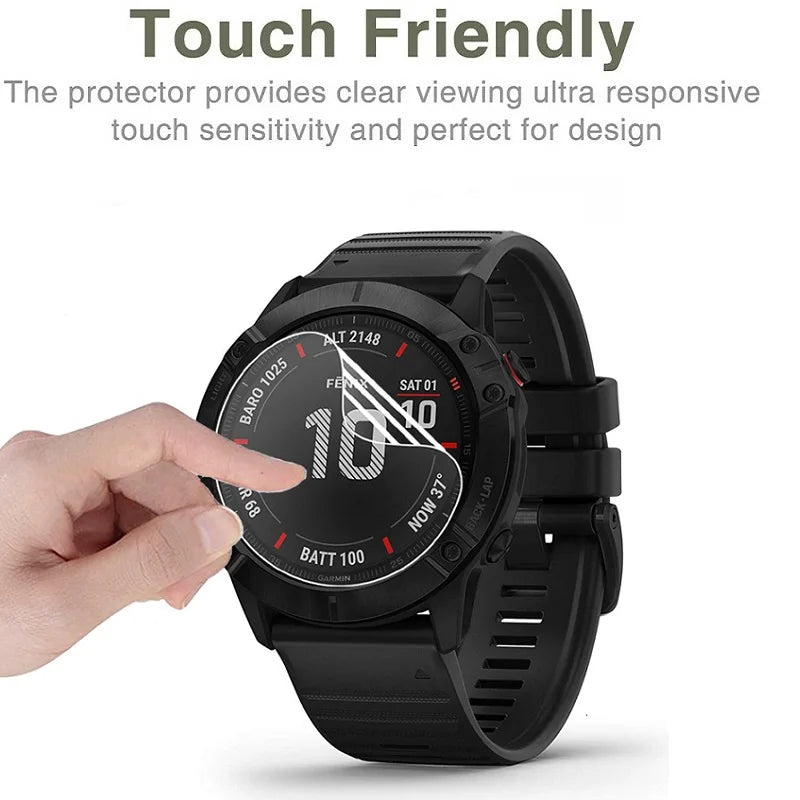 Garmin Fenix 8 screen protector hydrogel film bubble free easy install