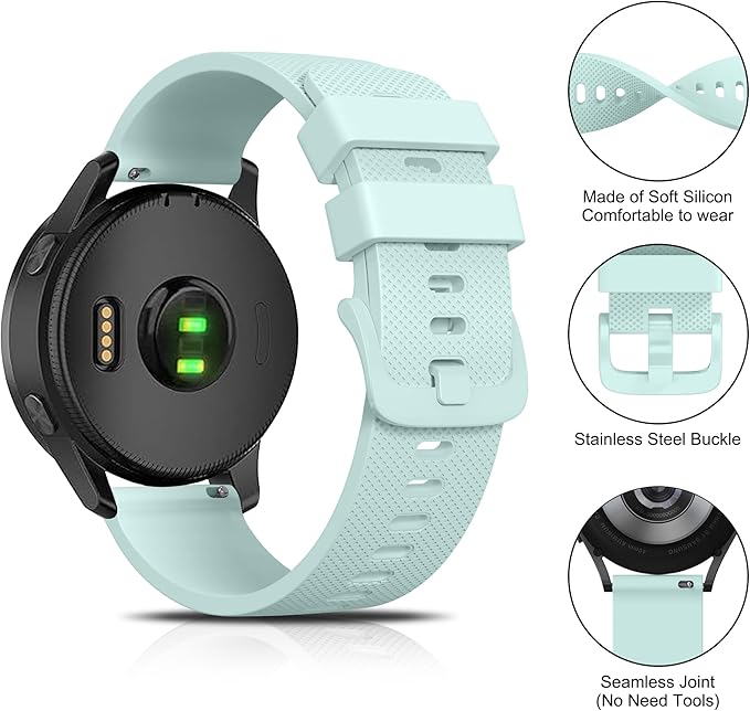 Adjustable Garmin Venu Sq sport straps for daily use and fitness