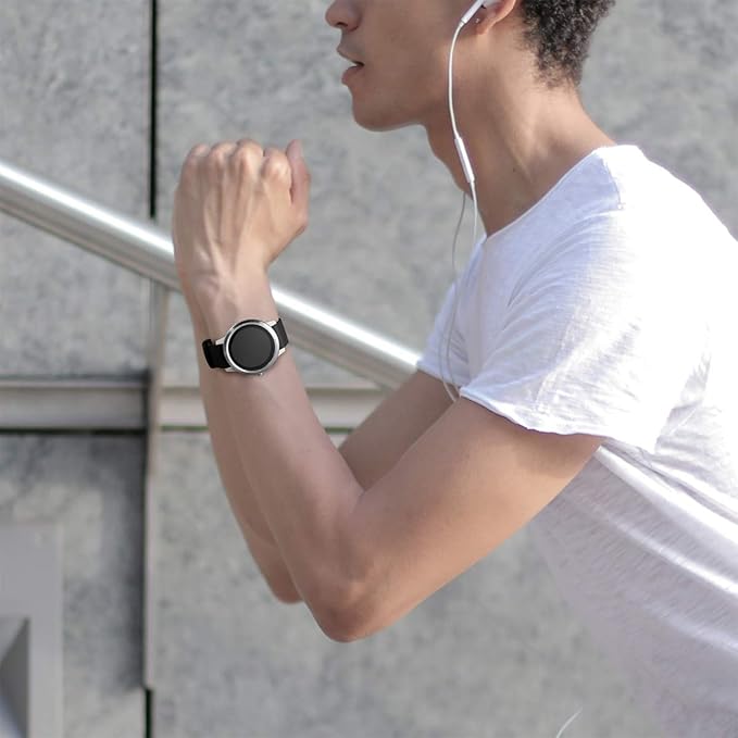 Comfortable silicone Garmin replacement strap for all-day wear