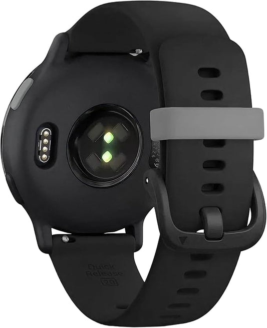 Garmin Vivoactive 6 silicone strap 20mm black replacement band