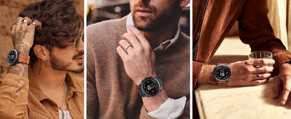 Garmin leather smartwatch watch band