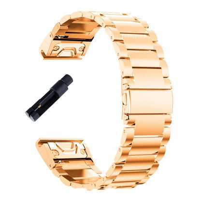 Garmin stainless steel band lifestyle wrist shot premium metal bracelet