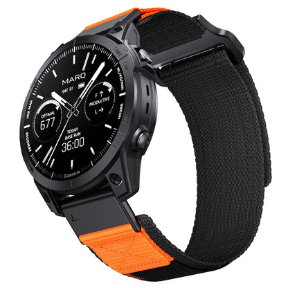 Runcool ash nylon Garmin band Fenix 7 6 5 Forerunner sport