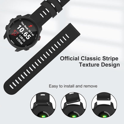 Garmin Forerunner 55 replacement watch band with buckle closure