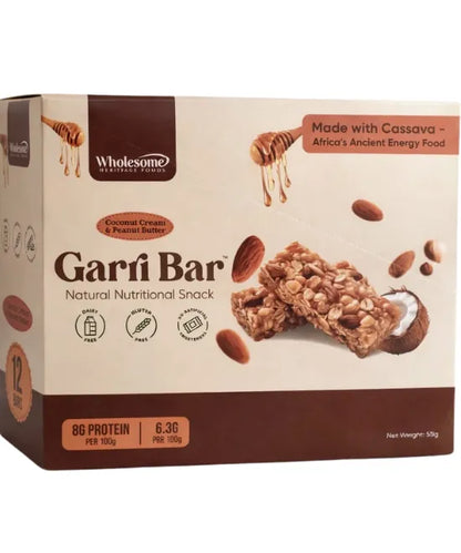 Garri Bar Box 800g (12 x 60g) convenient snack bars
