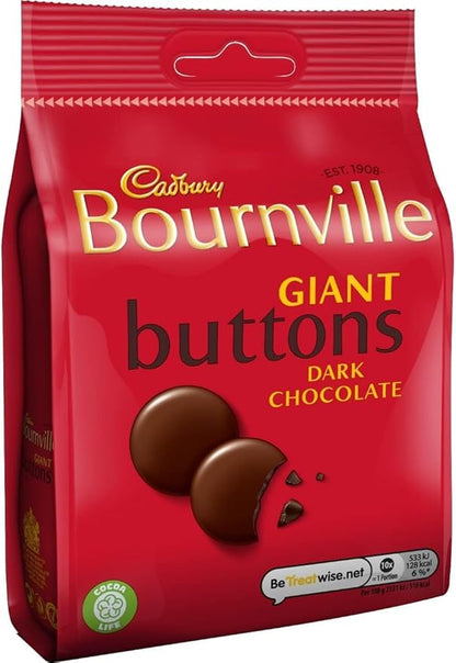 Smooth, premium dark chocolate buttons perfect for sharing or gifting
