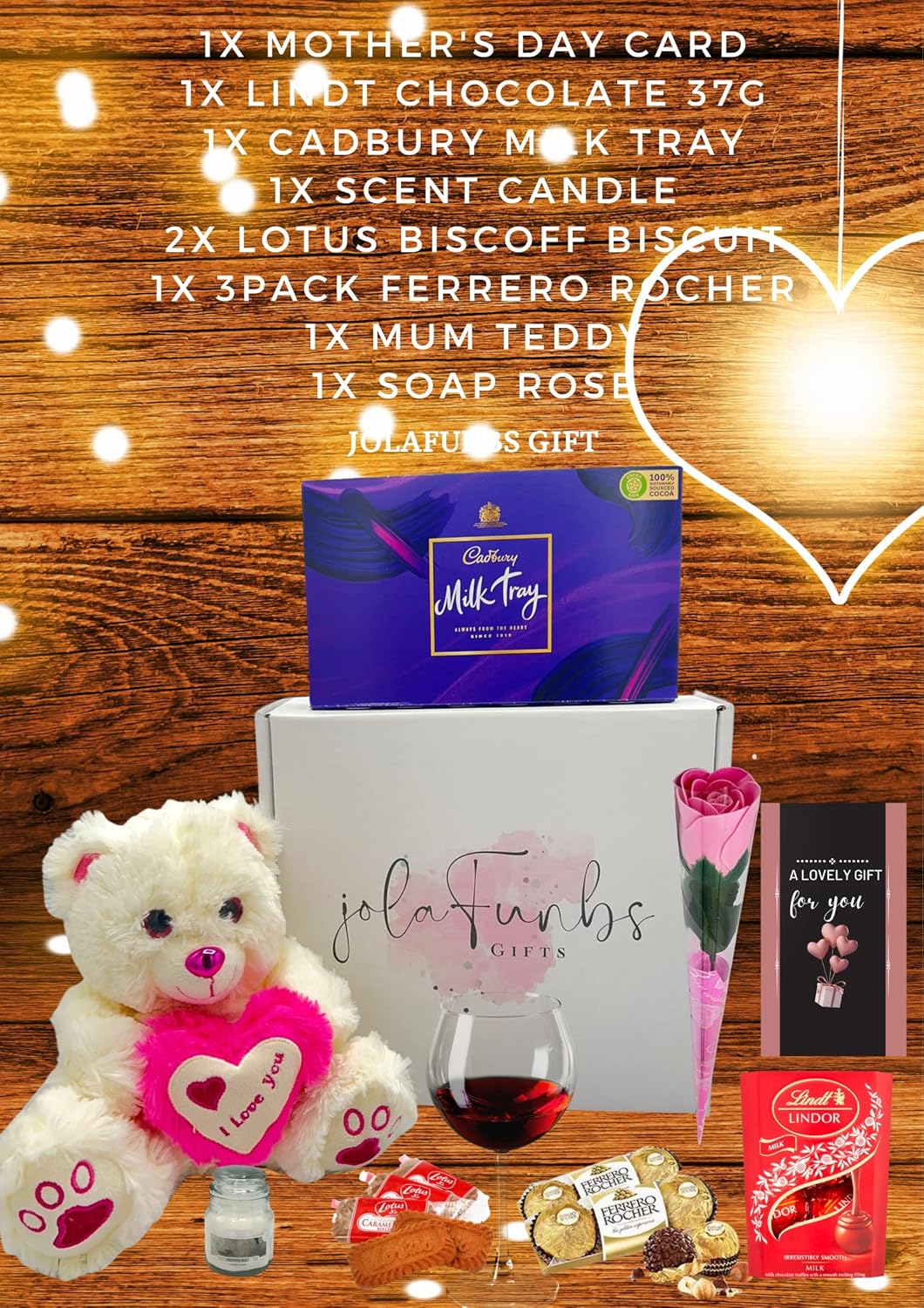 Gift box set filled with a selection of sweets