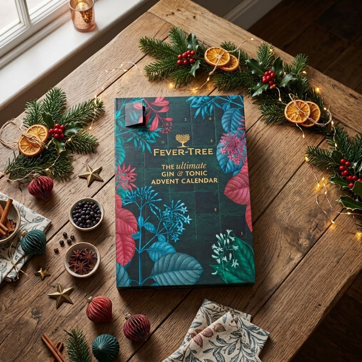 Gin and tonic advent calendar for the festive season