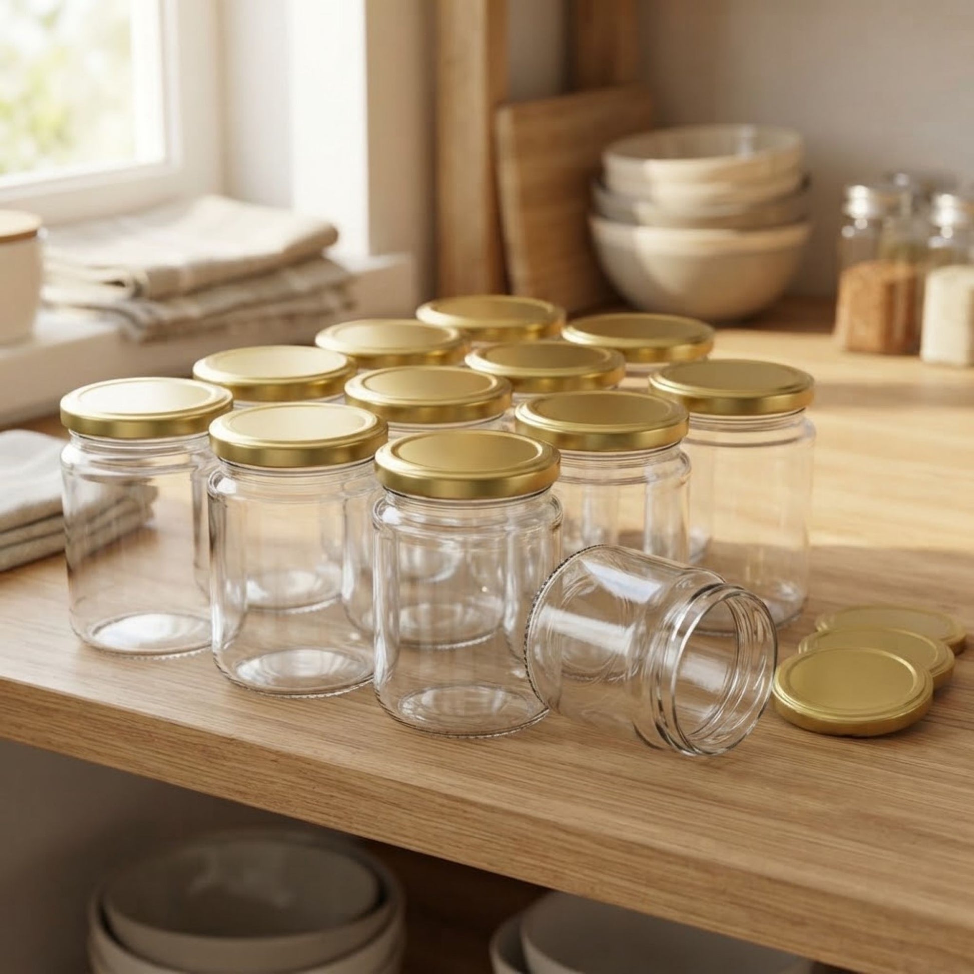 300ml Jam Jars 12 Pack