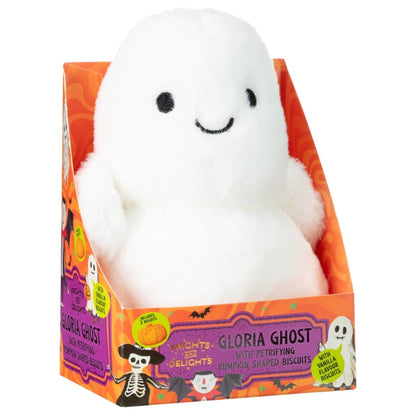 Gloria Ghost plush and vanilla cookie set