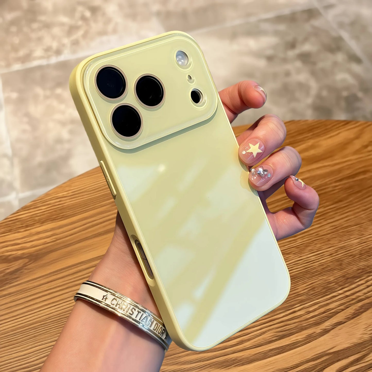 Tempered glass iPhone case colour options all 8 variants shown
