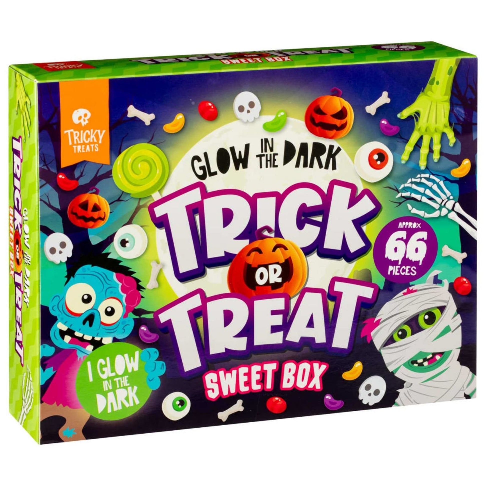 Glow in the Dark Trick or Treat Sweet Box 485g