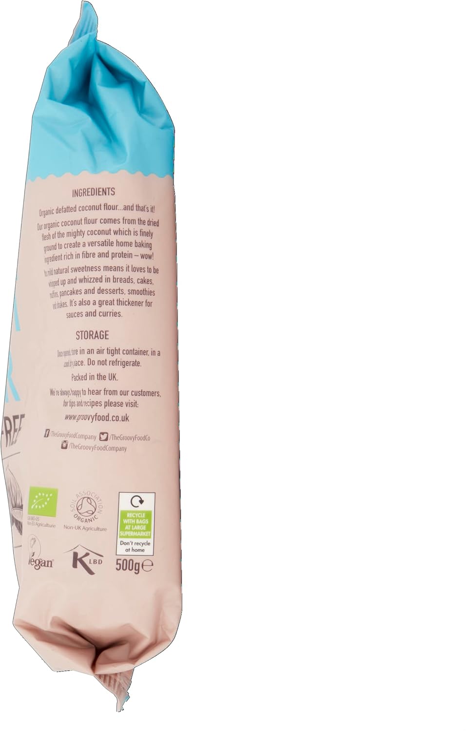 Pure 500g Organic Coconut Flour