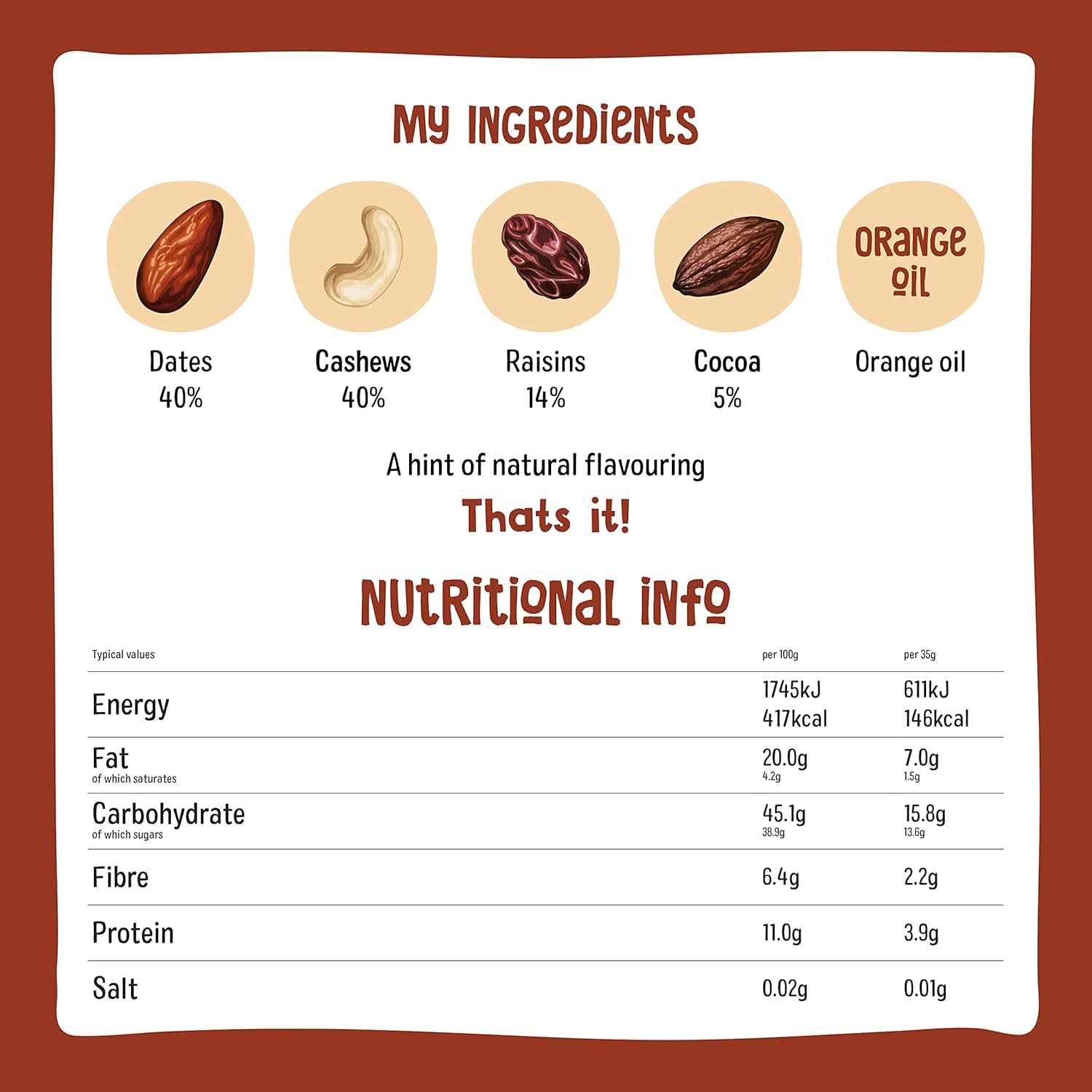 Fruit and nut bars with no added sugar – a wholesome snack option