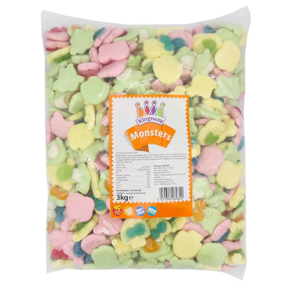 Colourful monster-themed jelly sweets perfect for Halloween or Christmas