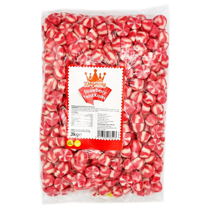 Fruity twist-shaped jelly candies for sharing